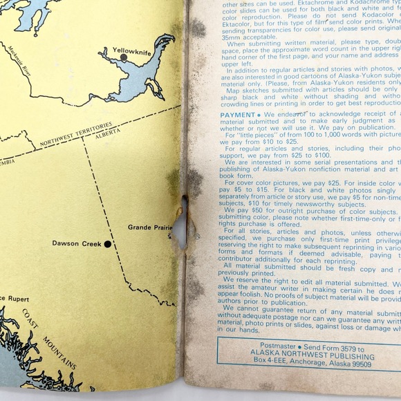 Alaska Magazine June 1974 Fly Fishing Grayling Wilderness Frontier Vintage Issue - Picture 3 of 9